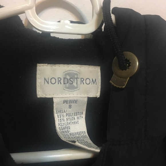 Black Hooded fleece-Lined Coat Parka - Picture 3 of 4